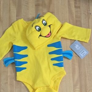 Yellow and Blue Kids One Piece Costume